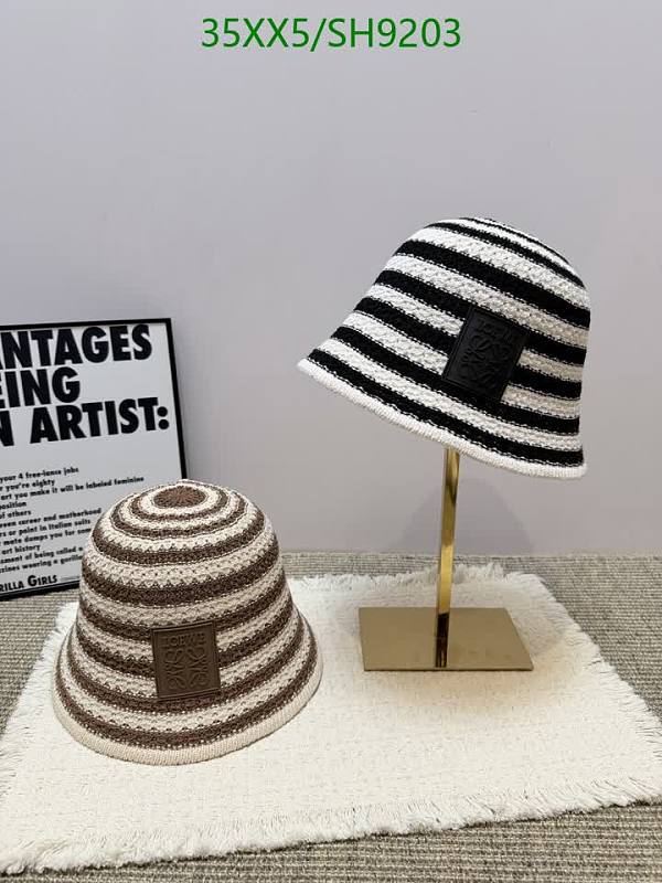 Loewe Striped Bucket Hat for Women - Fashionable Knit Bucket Hat