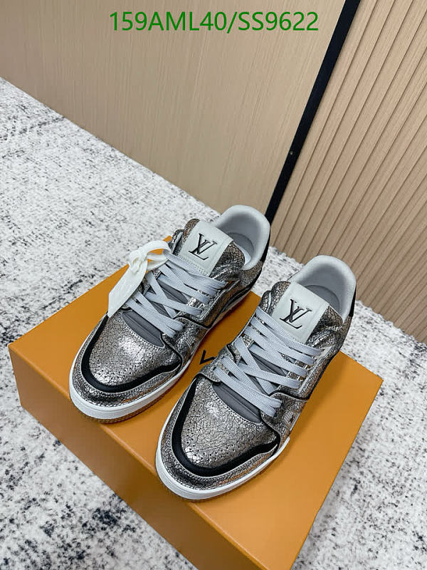 Louis Vuitton Men's Genuine Leather Fashion Sneakers