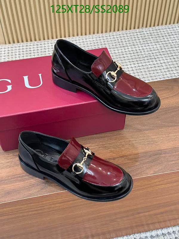 Gucci Women's Two-Tone Loafers with Horsebit Detail