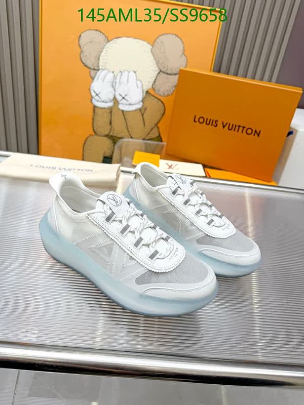 Louis Vuitton Women's White Mesh Elastic Fabric Sneakers EU 35-41 1 Louis Vuitton Women's White Mesh Elastic Fabric Sneakers EU 35-41