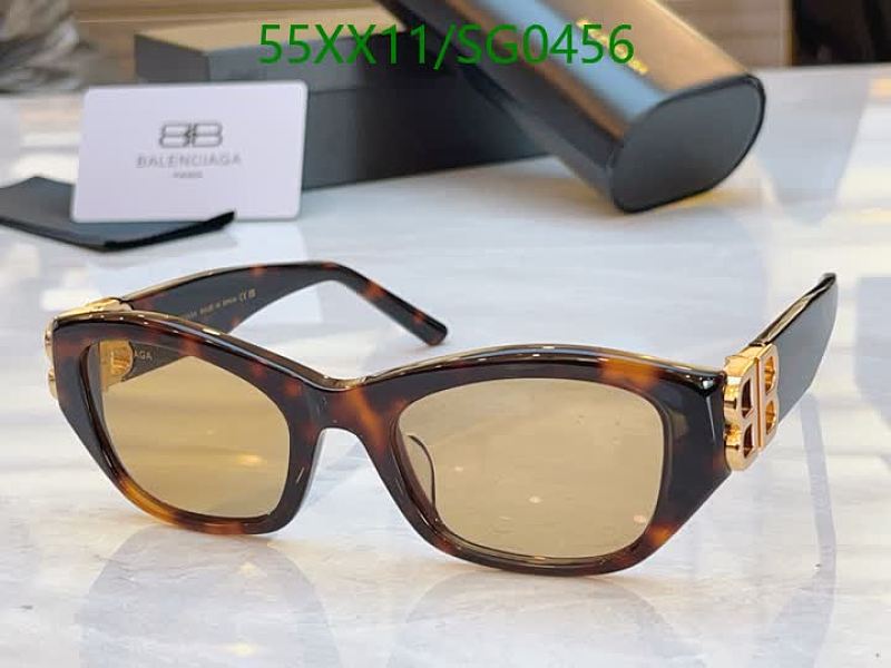 Balenciaga Women's Tortoiseshell Cat-Eye Sunglasses with Gold BB Logo