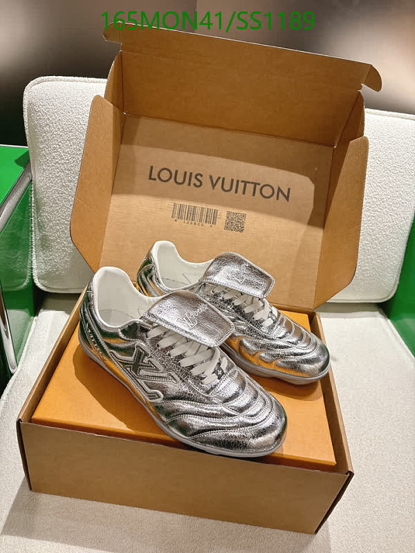 Louis Vuitton Women's Silver Metallic Leather Soccer Cleats