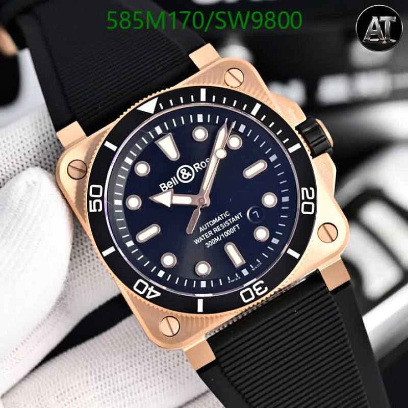Bell & Ross Automatic Rose Gold Stainless Steel Watch
