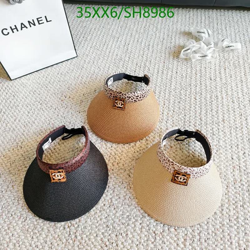 Chanel Women's Sun Visor Hat - Stylish Leopard Print Band